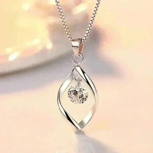 Silver Twist Necklace